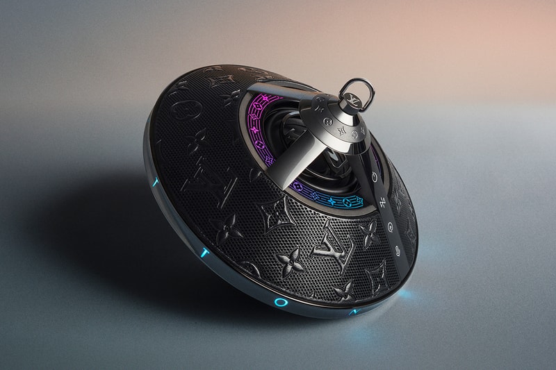 Louis Vuitton Horizon Light Up Speaker Release Information Monogram Lightband LV Wireless Spinning Top Toupie Handbag Design Nicolas Ghesquière