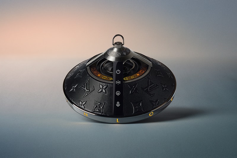 Louis Vuitton Horizon Light Up Speaker Release Information Monogram Lightband LV Wireless Spinning Top Toupie Handbag Design Nicolas Ghesquière