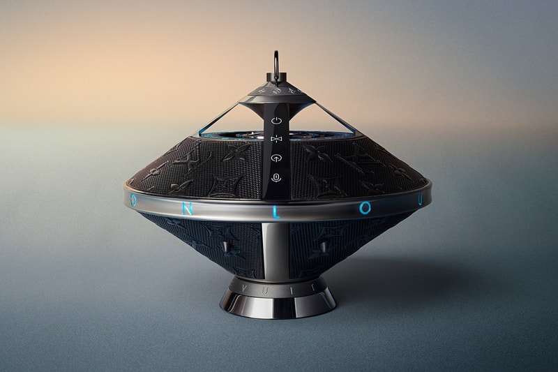 Louis Vuitton Horizon Light Up Speaker Release Information Monogram Lightband LV Wireless Spinning Top Toupie Handbag Design Nicolas Ghesquière