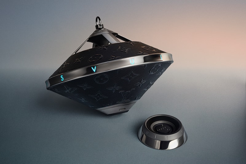 Louis Vuitton Horizon Light Up Speaker Release Information Monogram Lightband LV Wireless Spinning Top Toupie Handbag Design Nicolas Ghesquière