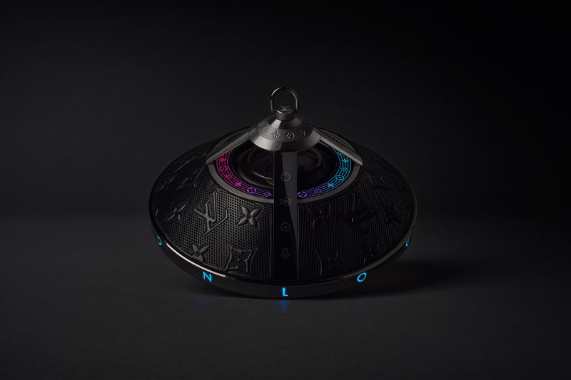 Louis Vuitton Horizon Light Up Speaker Release Information Monogram Lightband LV Wireless Spinning Top Toupie Handbag Design Nicolas Ghesquière