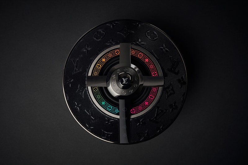 Louis Vuitton Horizon Light Up Speaker Release Information Monogram Lightband LV Wireless Spinning Top Toupie Handbag Design Nicolas Ghesquière
