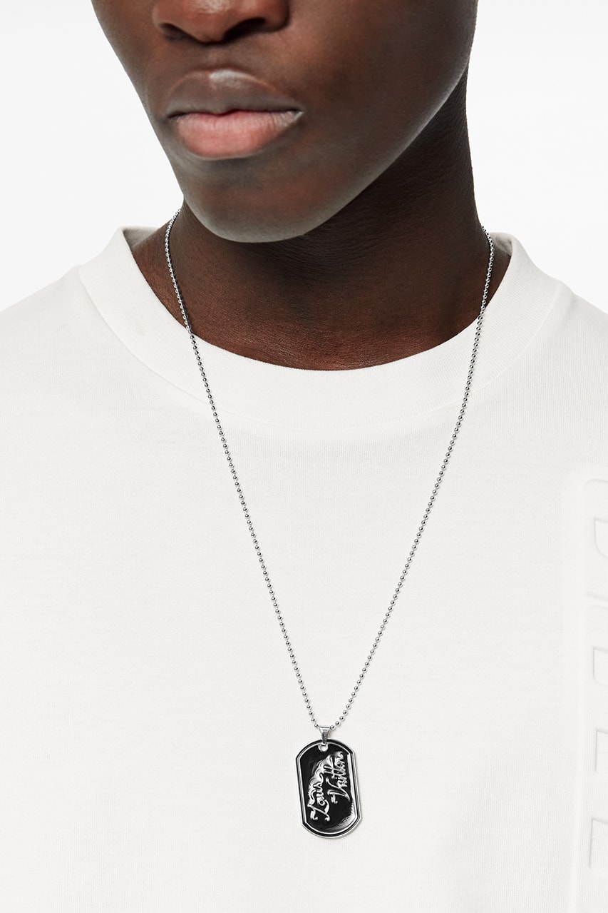 louis vuitton virgil abloh jewellery jewelry sunglasses chains rings necklaces details release information