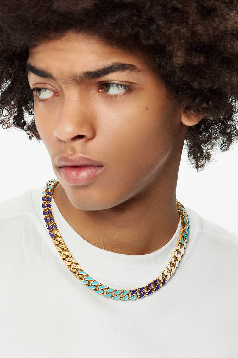 louis vuitton virgil abloh jewellery jewelry sunglasses chains rings necklaces details release information