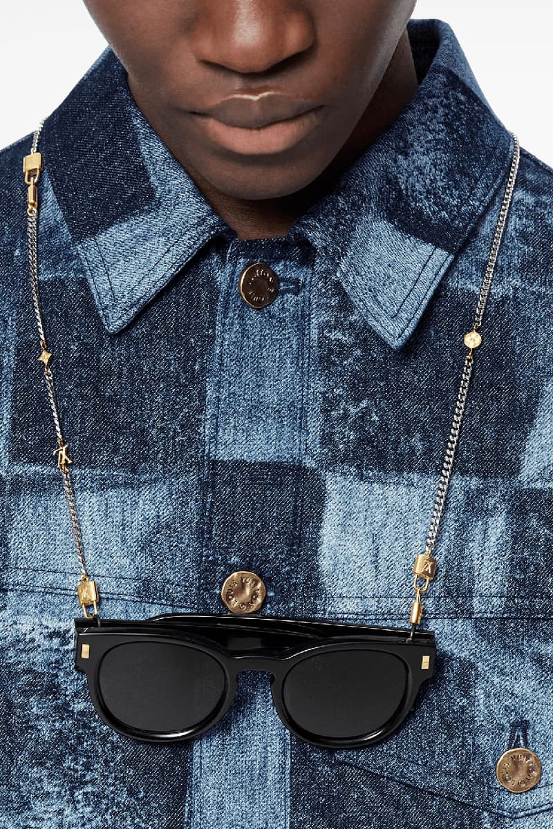 louis vuitton virgil abloh jewellery jewelry sunglasses chains rings necklaces details release information