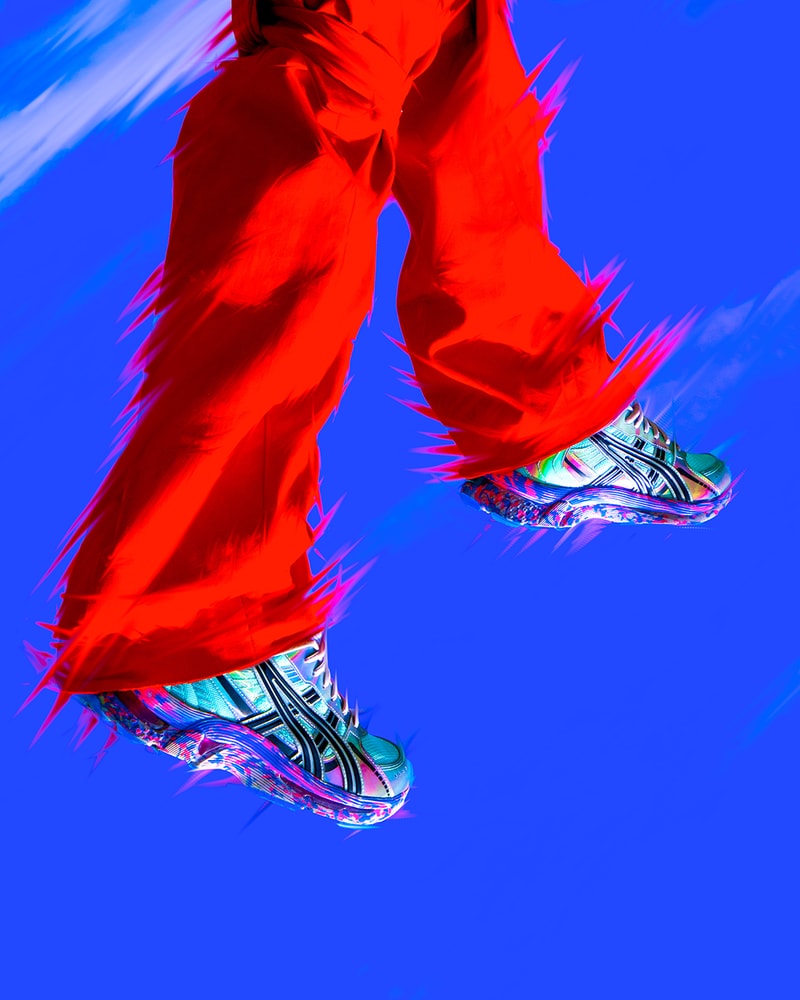 LUISAVIAROMA x ASICS Drop Seismic Glow Sneaker Drop Release Reveal heat sources earthquake maps gel kyrios helios flytefoam