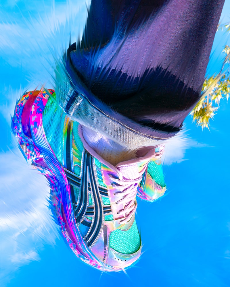 LUISAVIAROMA x ASICS Drop Seismic Glow Sneaker Drop Release Reveal heat sources earthquake maps gel kyrios helios flytefoam