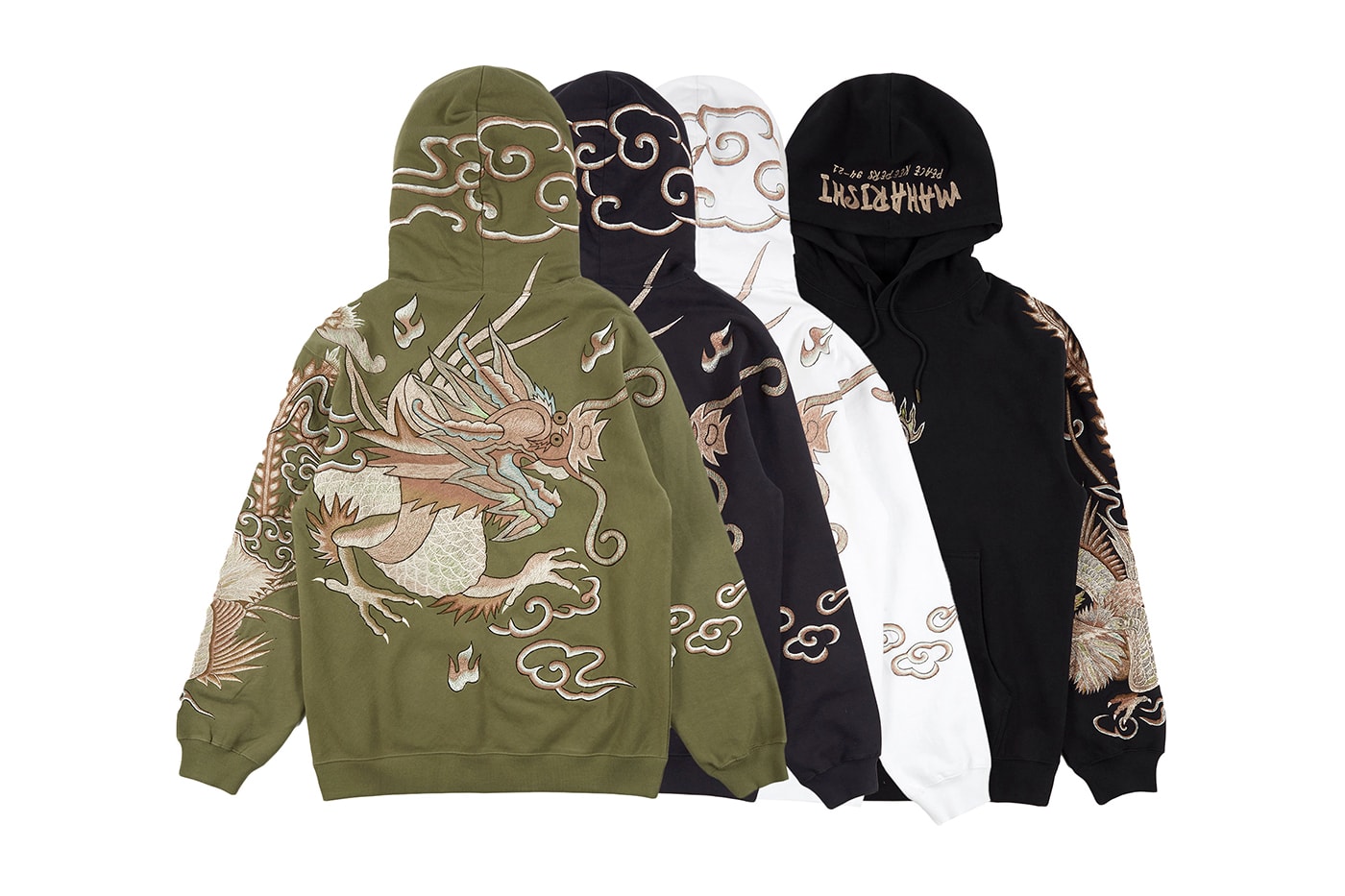 Maharishi Dragon Phoenix Embroidery Capsule collection US Army vietnam 1960s parka shirts snopants summer spring 2021 release drop