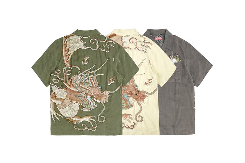 Maharishi Dragon Phoenix Embroidery Capsule collection US Army vietnam 1960s parka shirts snopants summer spring 2021 release drop