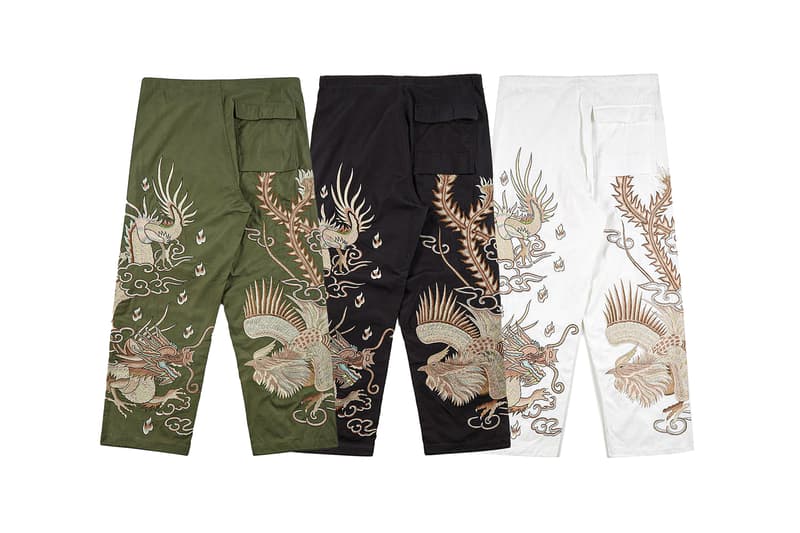 Maharishi Dragon Phoenix Embroidery Capsule collection US Army vietnam 1960s parka shirts snopants summer spring 2021 release drop