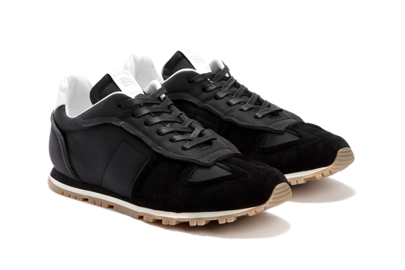 Maison Margiela Nylon Runner Black White Gum HBX Release Information Drop Date Cop Online Sneaker Trainer Footwear Luxury Designer MM Tabi Low Top Suede