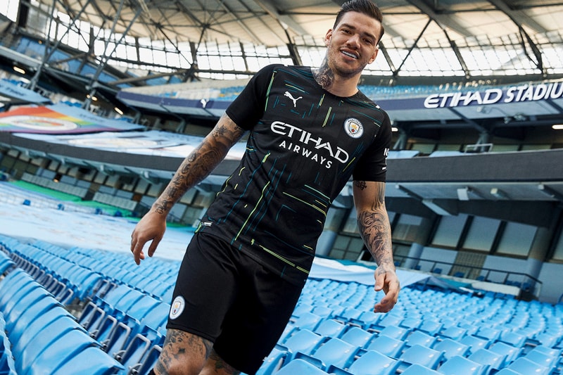Manchester City Away Kit Puma 2021/22 Away Kit release info white Kyle walker ederson zinchenko