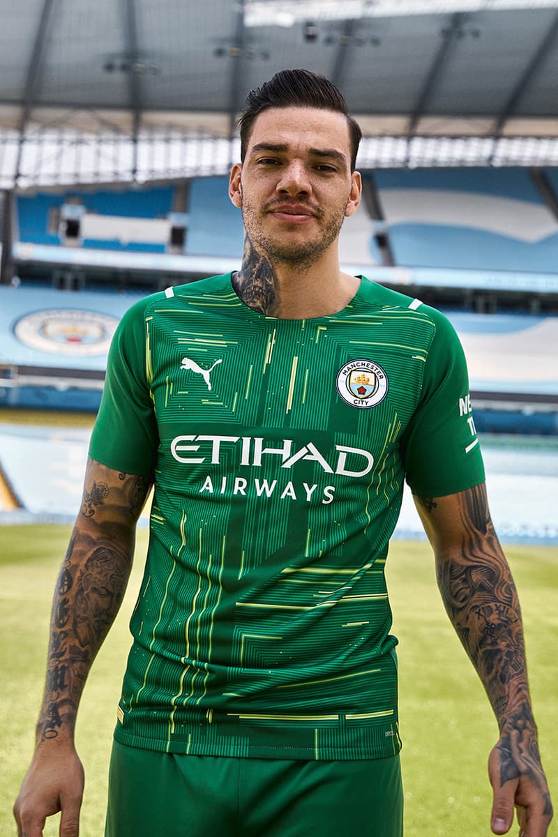 manchester city puma home kit jersey 93.20 kyle walker sergio aguero details release information