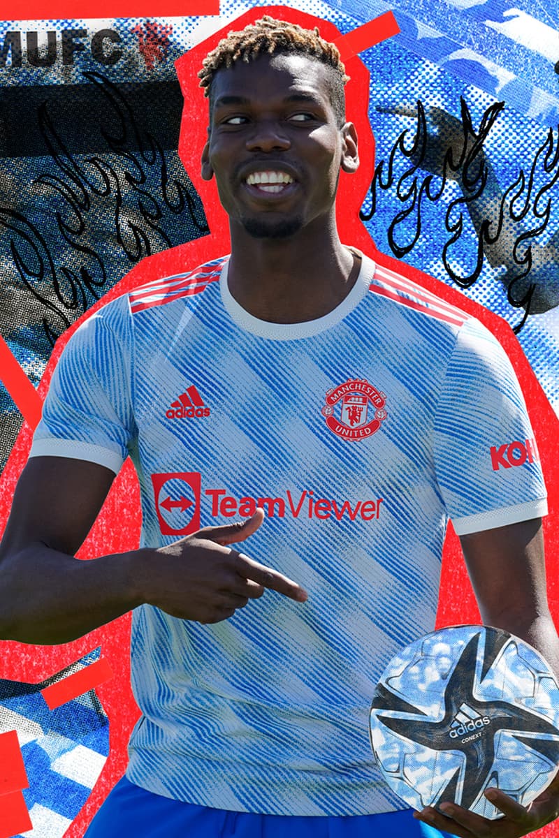 Manchester United Away Kit Adidas 2021/22 Release Jadon Sancho Paul pogba football