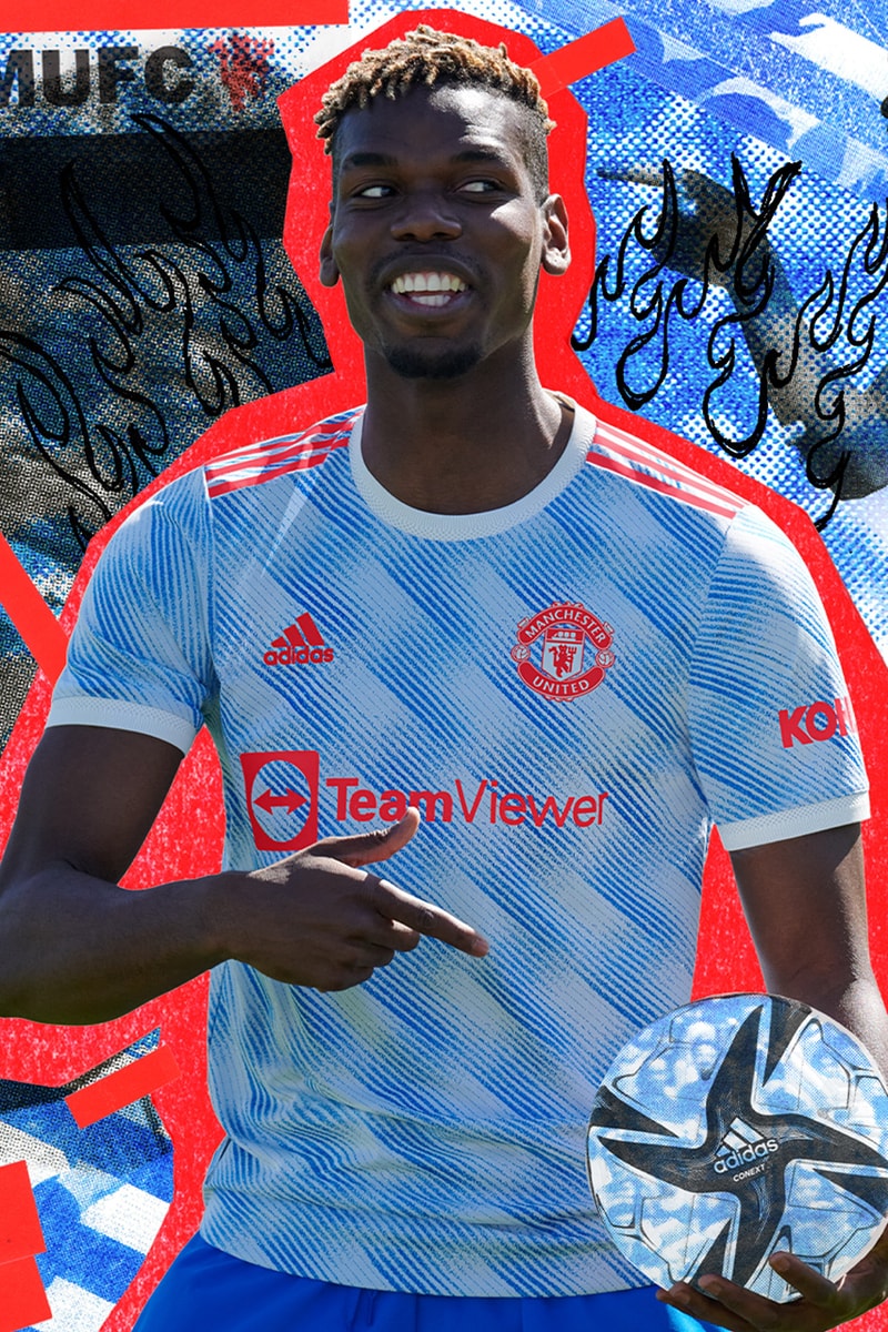 Manchester United Away Kit Adidas 2021/22 Release Jadon Sancho Paul pogba football