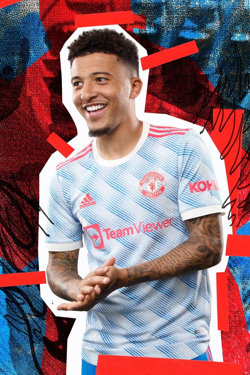 Manchester United Away Kit Adidas 2021/22 Release Jadon Sancho Paul pogba football