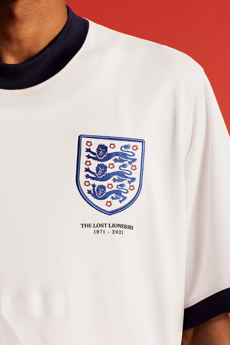 nike martine rose euro 2020 2021 england jersey supporters lost lionesses release information details first look