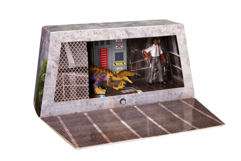 mattel jurassic park ray arnold fight scene figure samuel l jackson velociraptor toy release date info store list buying guide photos price 