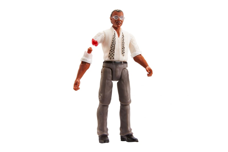 mattel jurassic park ray arnold fight scene figure samuel l jackson velociraptor toy release date info store list buying guide photos price 