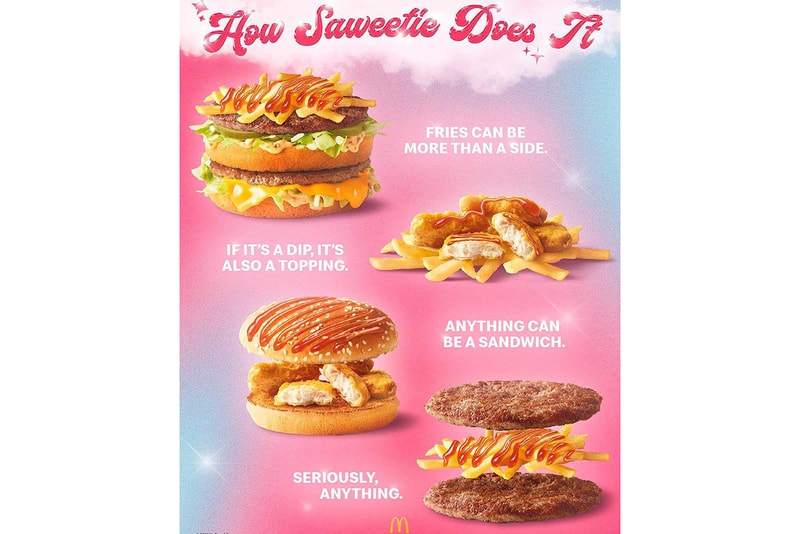 mcdonalds saweetie meal release date info store list buying guide photos price big mac nuggets bbq sauce medium fries sprite 