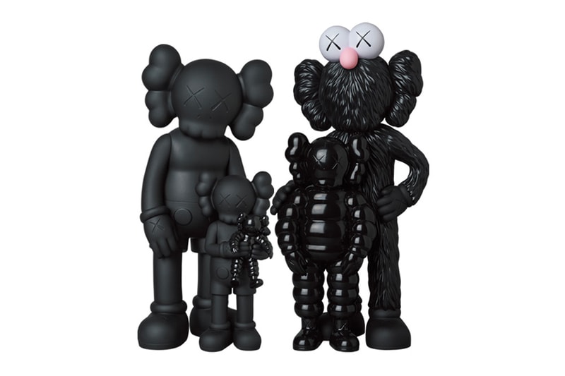 KAWS TOKYO FIRST Be@rbricks Figures Lottery Draw Drop Family Black brown blue white Kaws tension 100% 400% 1000% 280mm 290mm companion what party