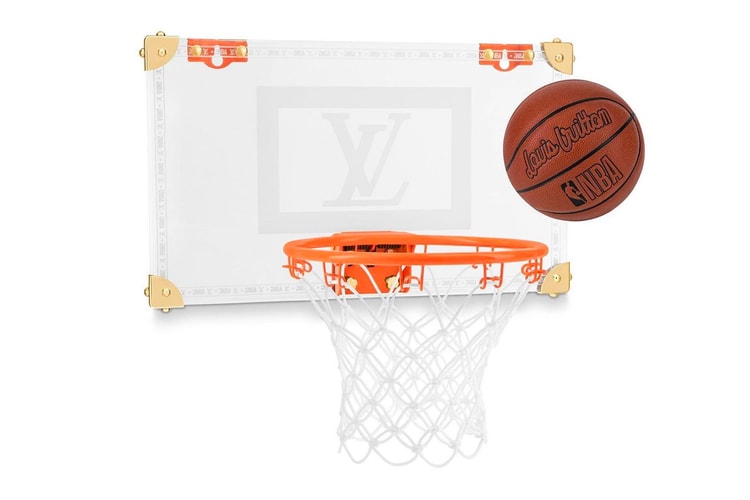 The NBA x Louis Vuitton Backboard and Ball Defines Sport Luxury