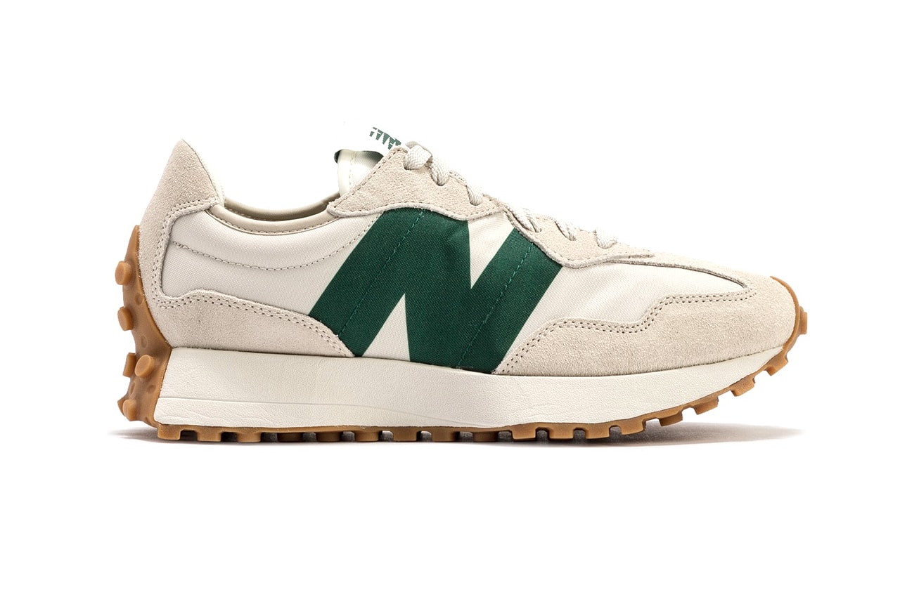 new balance 327 off white green gum release info date store list buying guide photos price. 