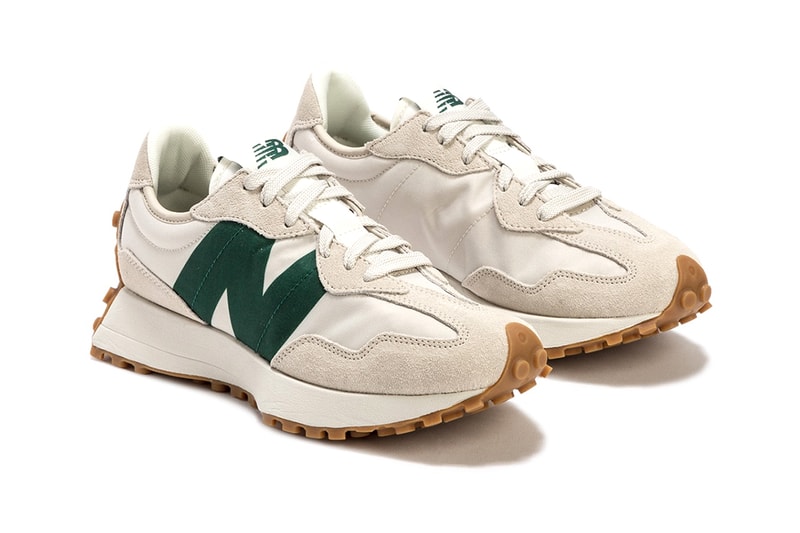 new balance 327 off white green gum release info date store list buying guide photos price. 
