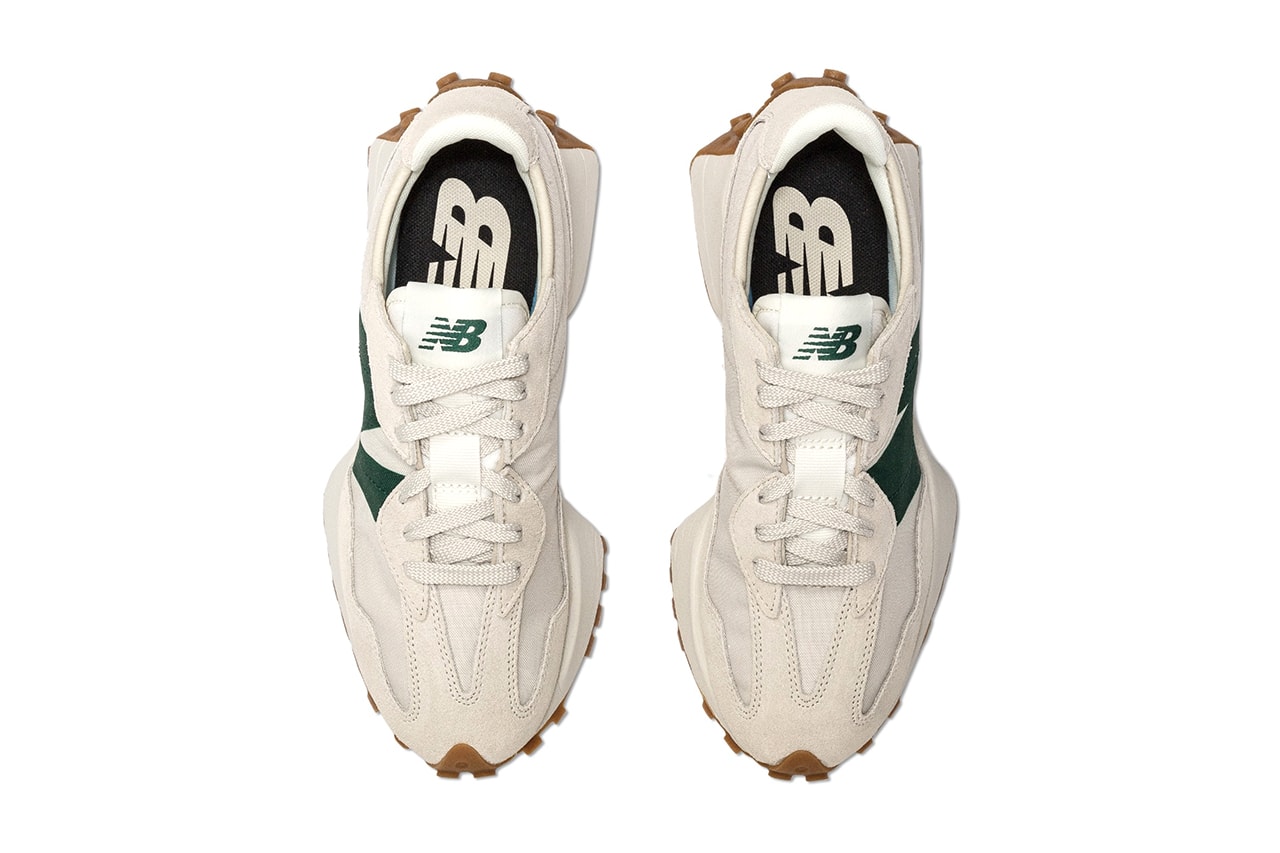new balance 327 off white green gum release info date store list buying guide photos price. 