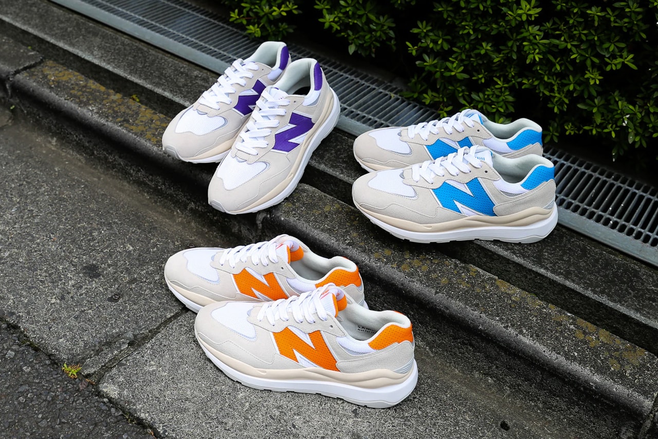 new balance 57 40 white tan orange blue purple M5740SA1 M5740SB1 M5740SC1 official release date info photos price store list buying guide