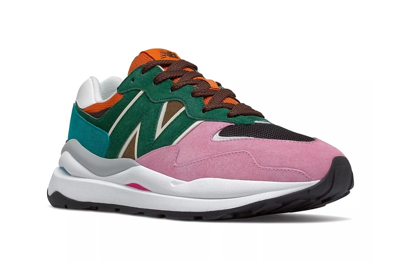 pink blue and green new balance