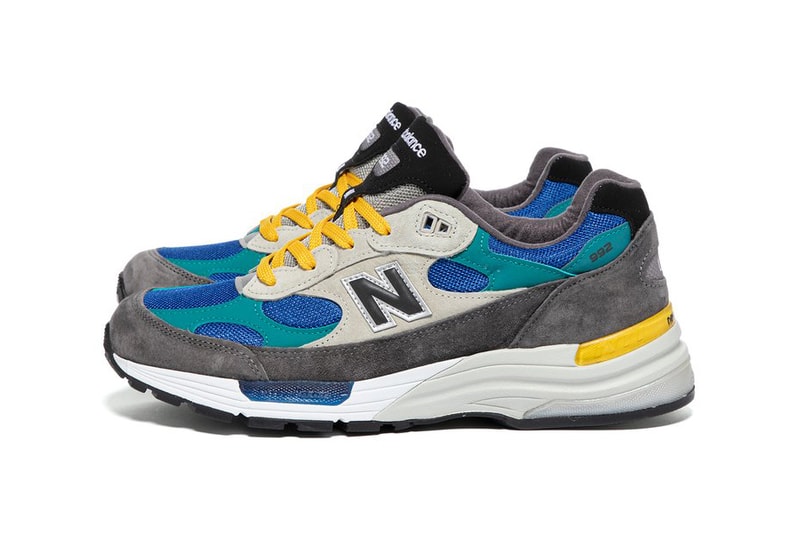 New Balance 992 Grey Blue Teal M992RR Concepts ABZORB Midsole Pigskin Suede Mesh 3M Reflective Made in USA Release Information Drop Date Closer First Look
