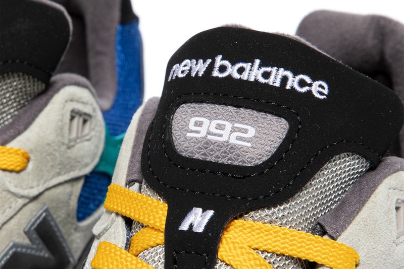 New Balance 992 Grey Blue Teal M992RR Concepts ABZORB Midsole Pigskin Suede Mesh 3M Reflective Made in USA Release Information Drop Date Closer First Look