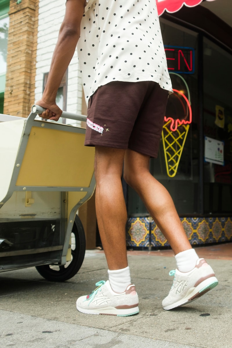 Nice Kicks x ASICS GEL-LYTE III OG "Nice Cream" Collaboration Lookbook Campaign Release Information National Ice Cream Day Drop Date 
