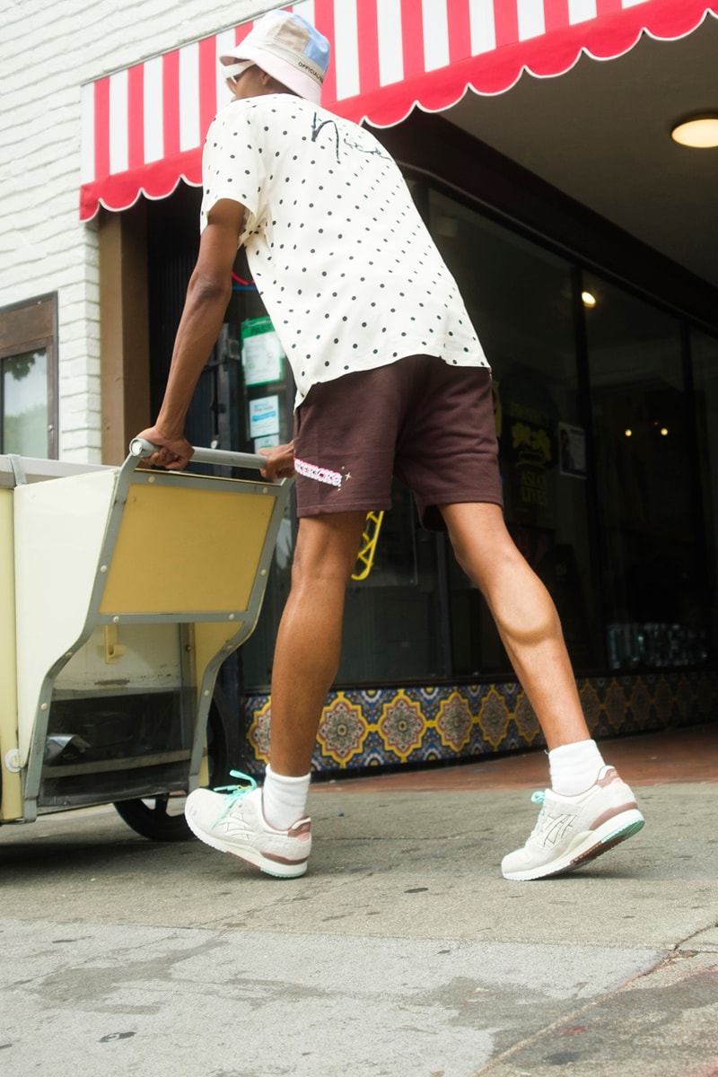 Nice Kicks x ASICS GEL-LYTE III OG "Nice Cream" Collaboration Lookbook Campaign Release Information National Ice Cream Day Drop Date 