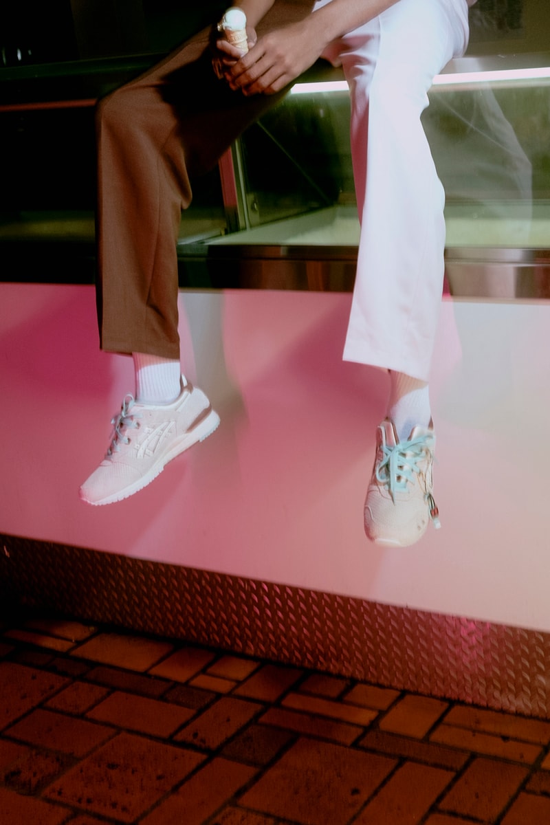 Nice Kicks x ASICS GEL-LYTE III OG "Nice Cream" Collaboration Lookbook Campaign Release Information National Ice Cream Day Drop Date 