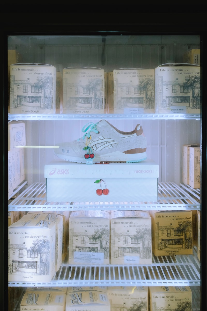 Nice Kicks x ASICS GEL-LYTE III OG "Nice Cream" Collaboration Lookbook Campaign Release Information National Ice Cream Day Drop Date 