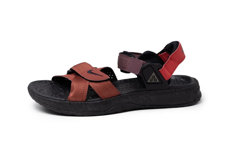 nike acg all conditions gear air deschutz sandal fall 2021 moon fossil amethyst smoke redstone black dc9092 001 500 600 official release date info photos price store list buying guide