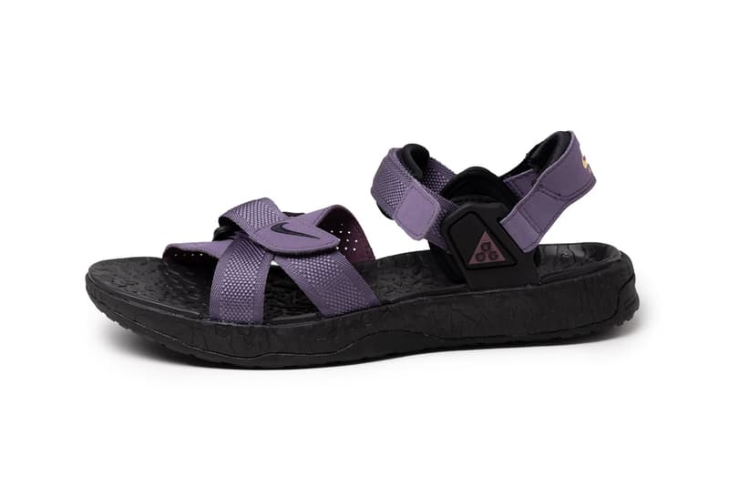 nike acg all conditions gear air deschutz sandal fall 2021 moon fossil amethyst smoke redstone black dc9092 001 500 600 official release date info photos price store list buying guide