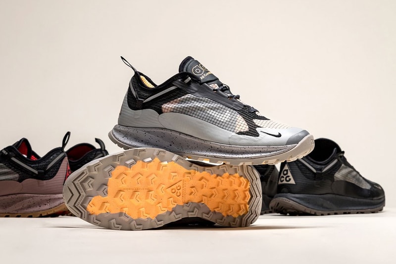 nike acg all condition gear air nasu 2 hiking shoe smoky mauve black anthracite university red grey fog metallic silver melon tint DC8296 001 002 200 official release date info photos price store list buying guide