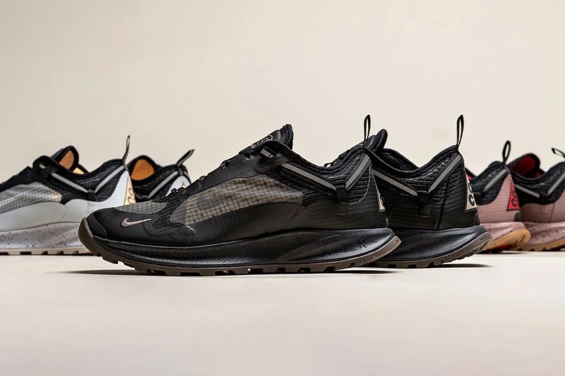 nike acg all condition gear air nasu 2 hiking shoe smoky mauve black anthracite university red grey fog metallic silver melon tint DC8296 001 002 200 official release date info photos price store list buying guide