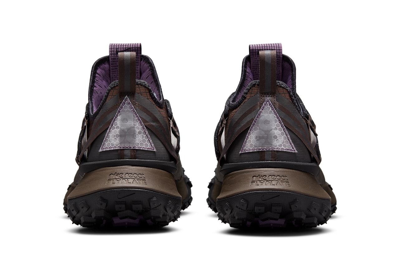 nike acg all conditions gear mountain fly low hiking shoe flash crimson brown basalt light mulberry black white gum DC9045 500 200 official release date info photos price store list buying guide 