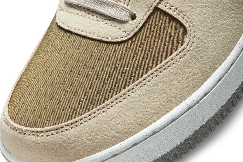 Nike Air Force 1 Low "Toasty"  Release swoosh footwear sneakers fleece Rattan Sail Brown Kelp Sail dc8871-200