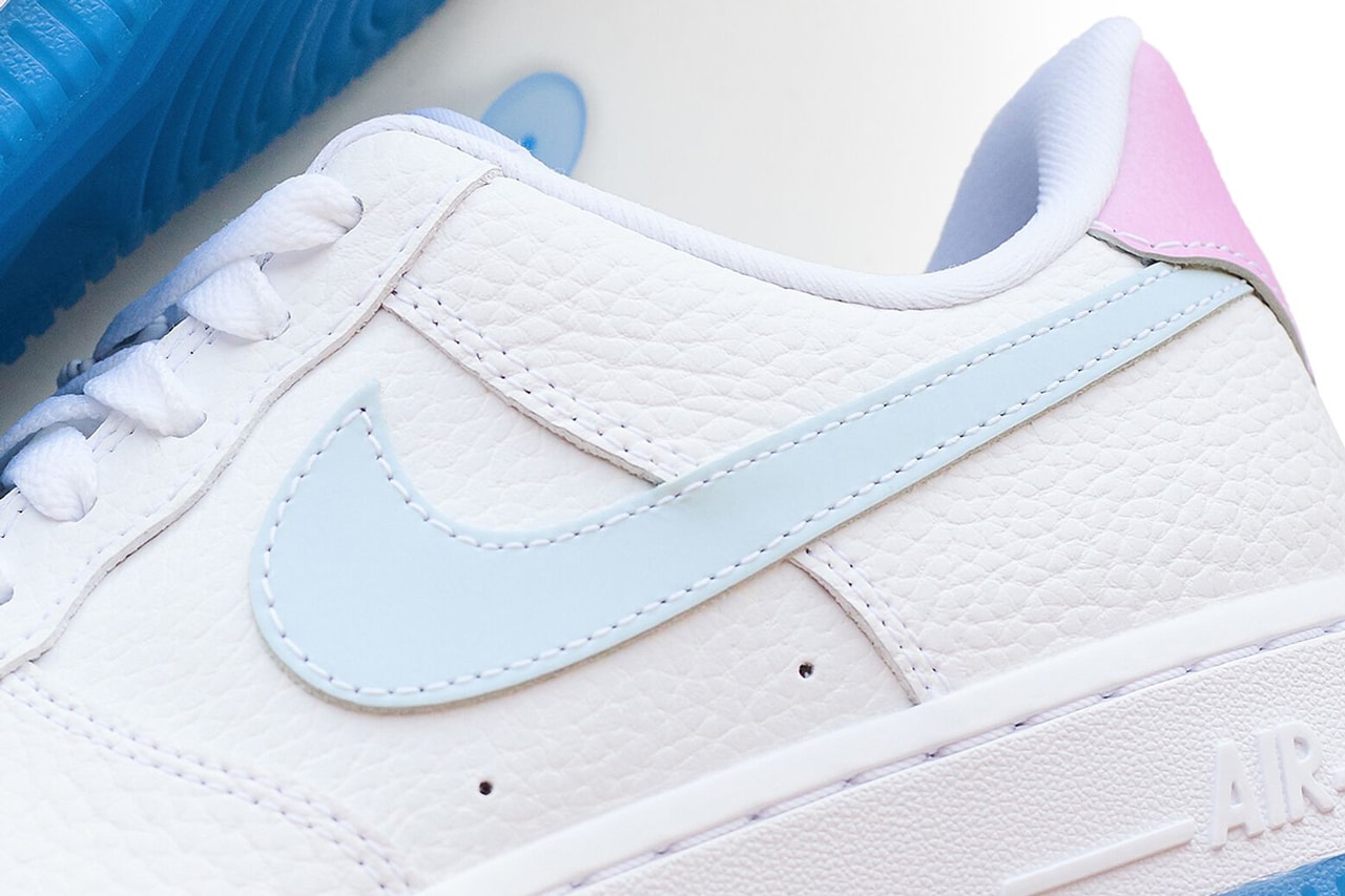 nike sportswear air force 1 low uv reactive swoosh white university blue DA8301 101 official release date info photos price store list buying guide