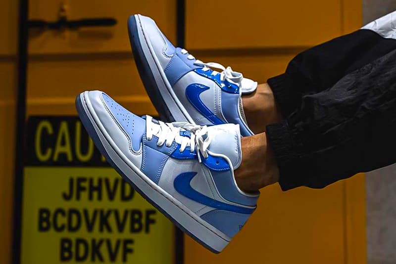 Nike Air Jordan 1 Low 'Mighty Swoosh' DM5442-040 On-Foot Product Shots Release