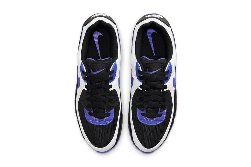 nike air max 90 persian violet black white DB0625 001 release date info store list buying guide photos price 