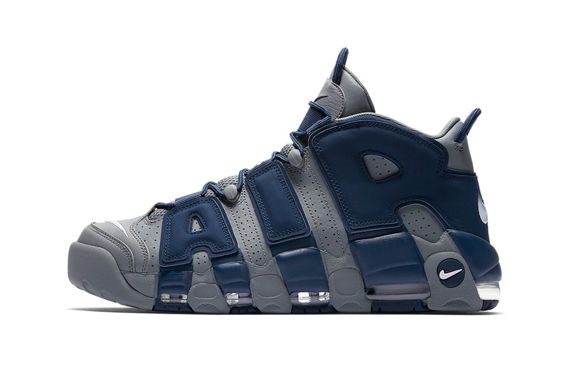 nike air more uptempo loud and clear 921948 003 release date info store list buying guide photos price navy blue gray 