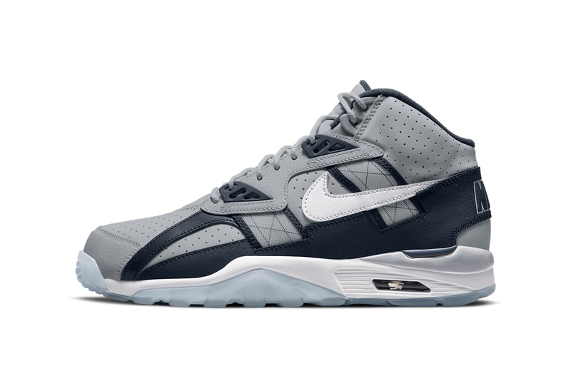 nike sportswear air trainer sc high wolf grey obsidian white georgetown hoyas DM8320 001 official release date info photos price store list buying guide