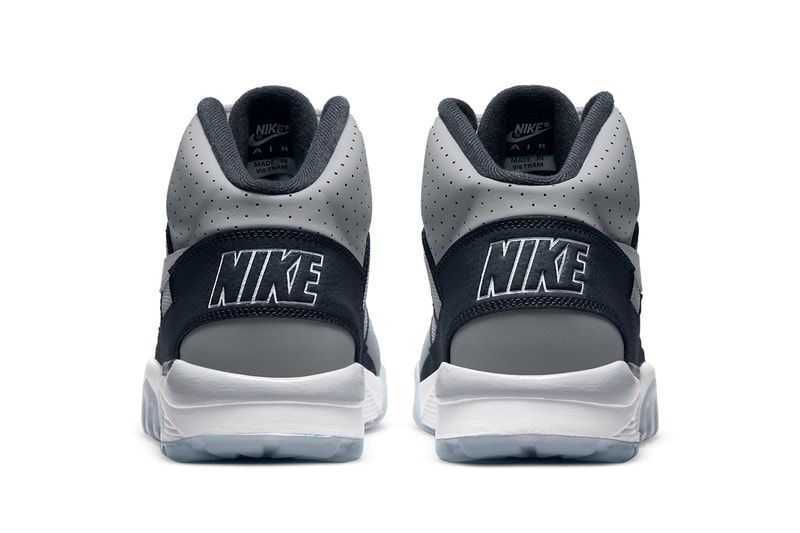 nike sportswear air trainer sc high wolf grey obsidian white georgetown hoyas DM8320 001 official release date info photos price store list buying guide