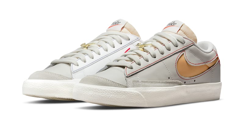 nike blazer low gold